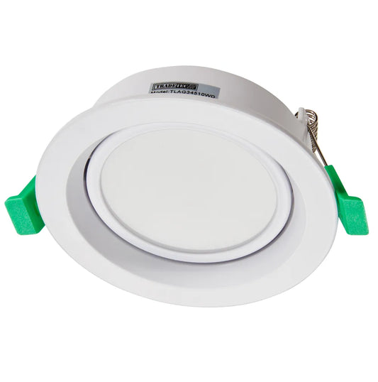 Arte Gimble Tricolour LED Downlight White