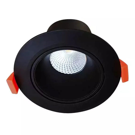 Tradetec Rex 9w Recessed LED Gimbal Downlight - Matt Black