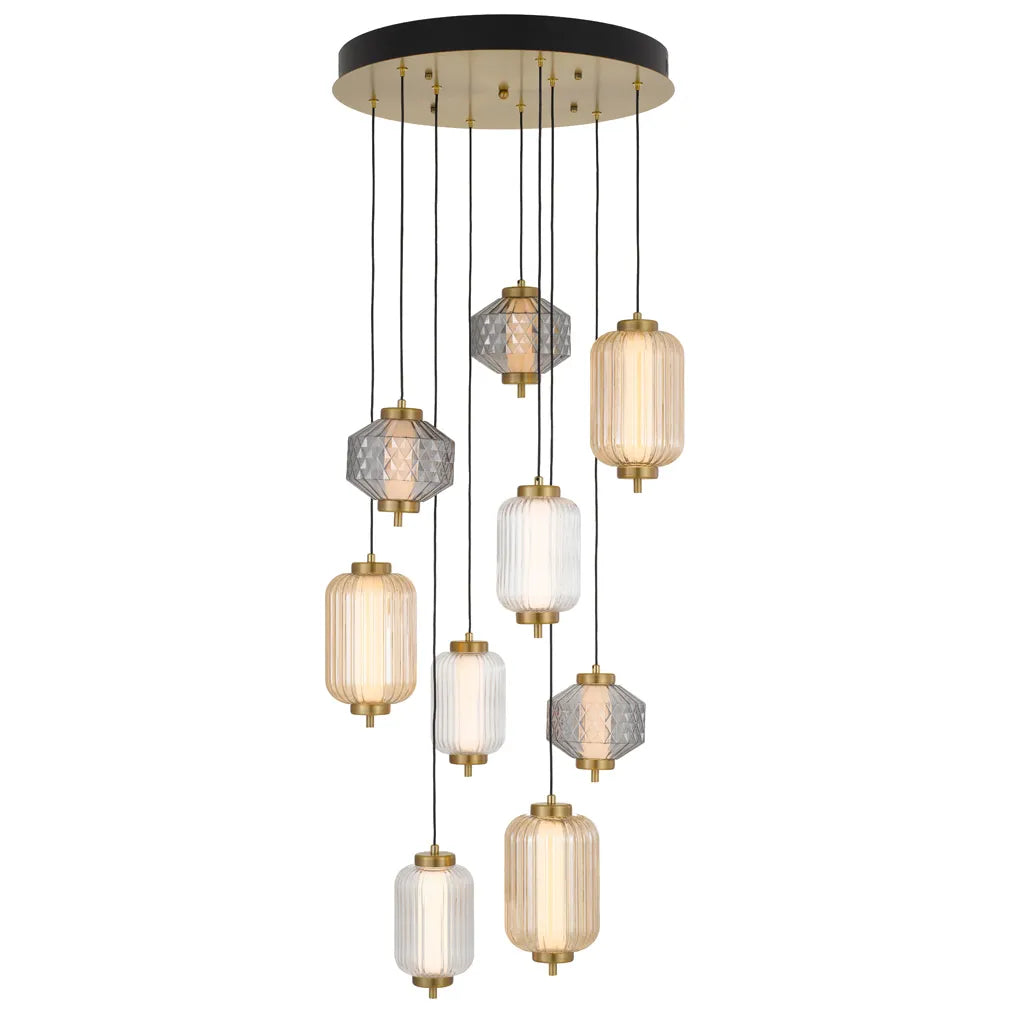 Torso 9 Light Pendant