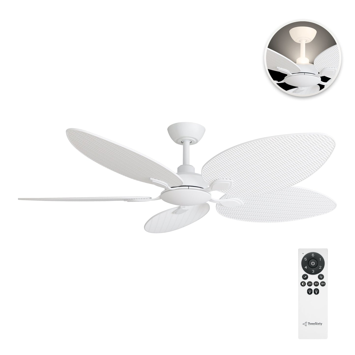 Tropicana DC Ceiling Fan 56" with Up Light