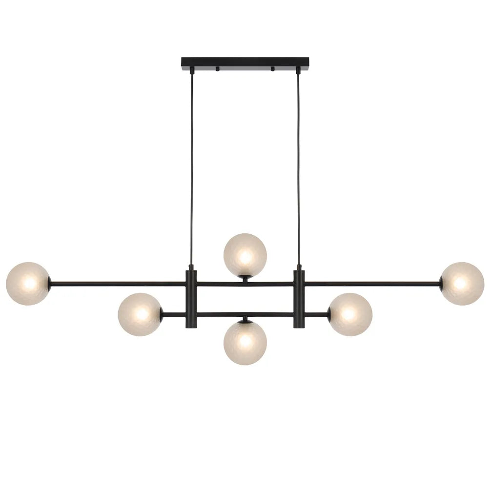 Tyson 6 Light Pendant - Black