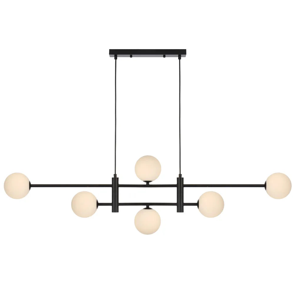 Tyson 6 Light Pendant - Black