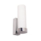 VARA: Interior Tubular Up Opal Glass Wall Lights