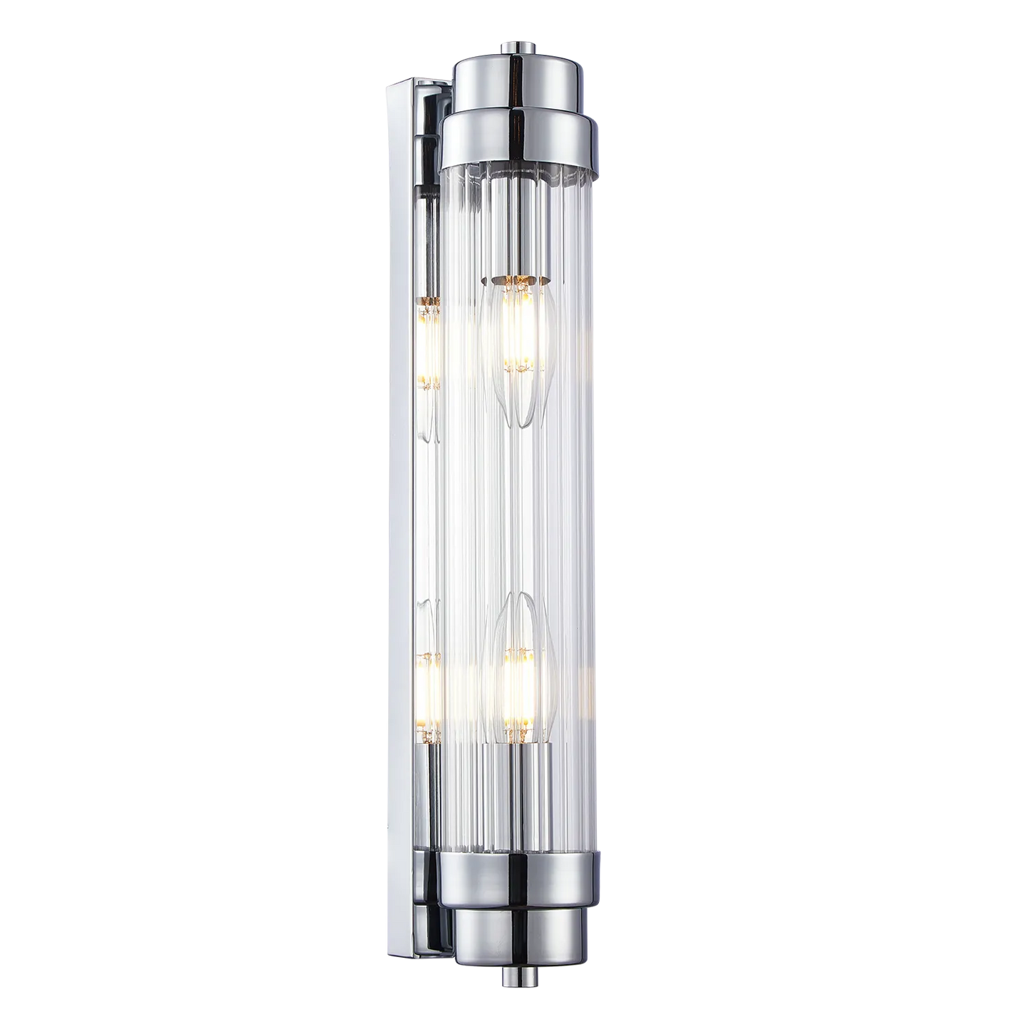 Varillas: Interior Up/Down Clear Glass Rod Wall Lights