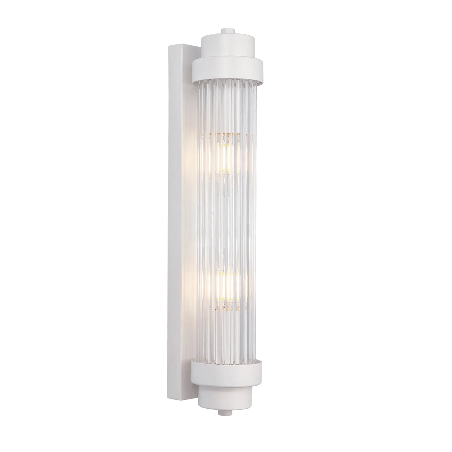 Varillas: Interior Up/Down Clear Glass Rod Wall Lights