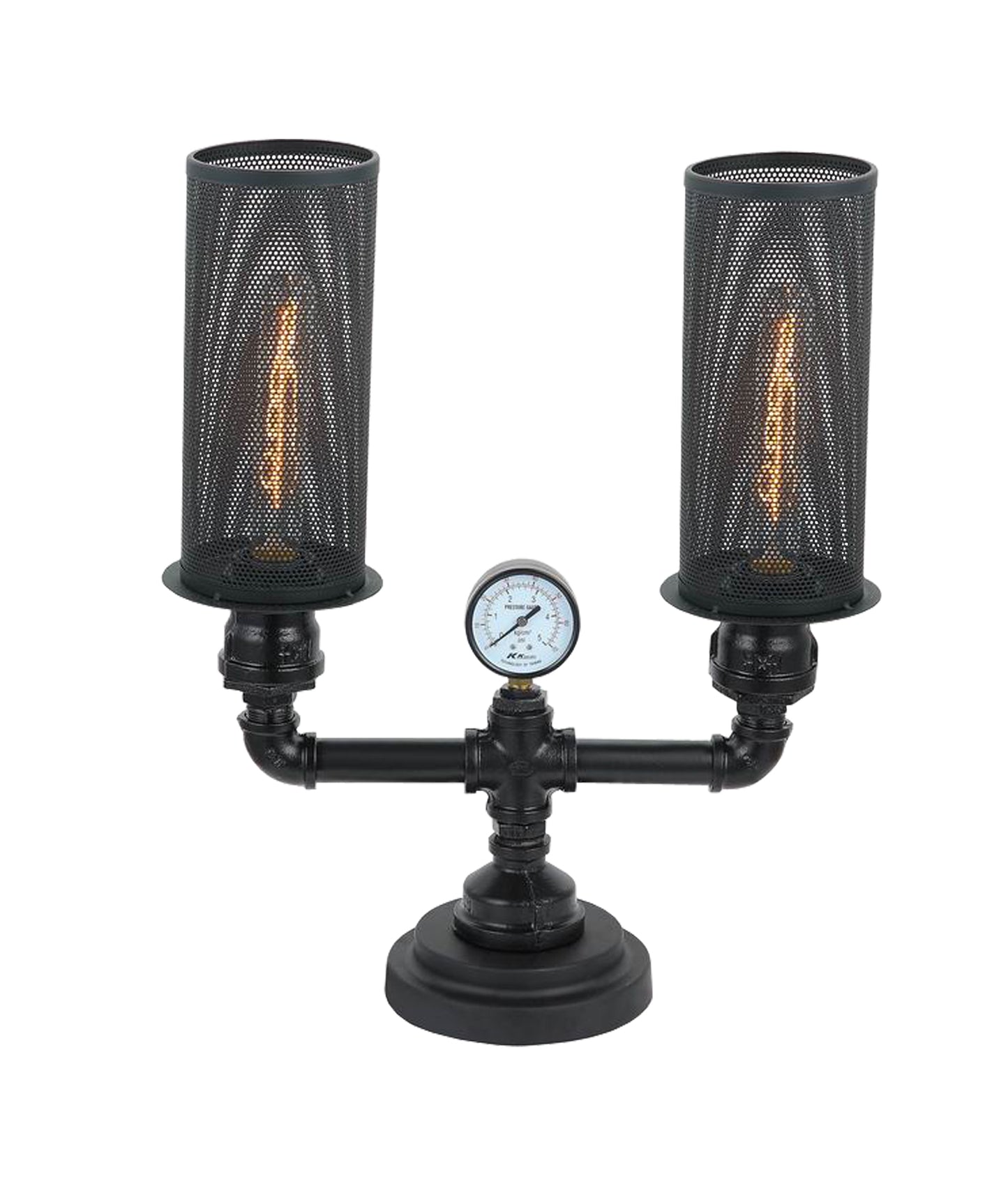 Veneto Black Iron Table Lamps