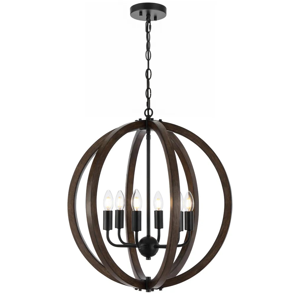 Vestal 6 Light Pendant