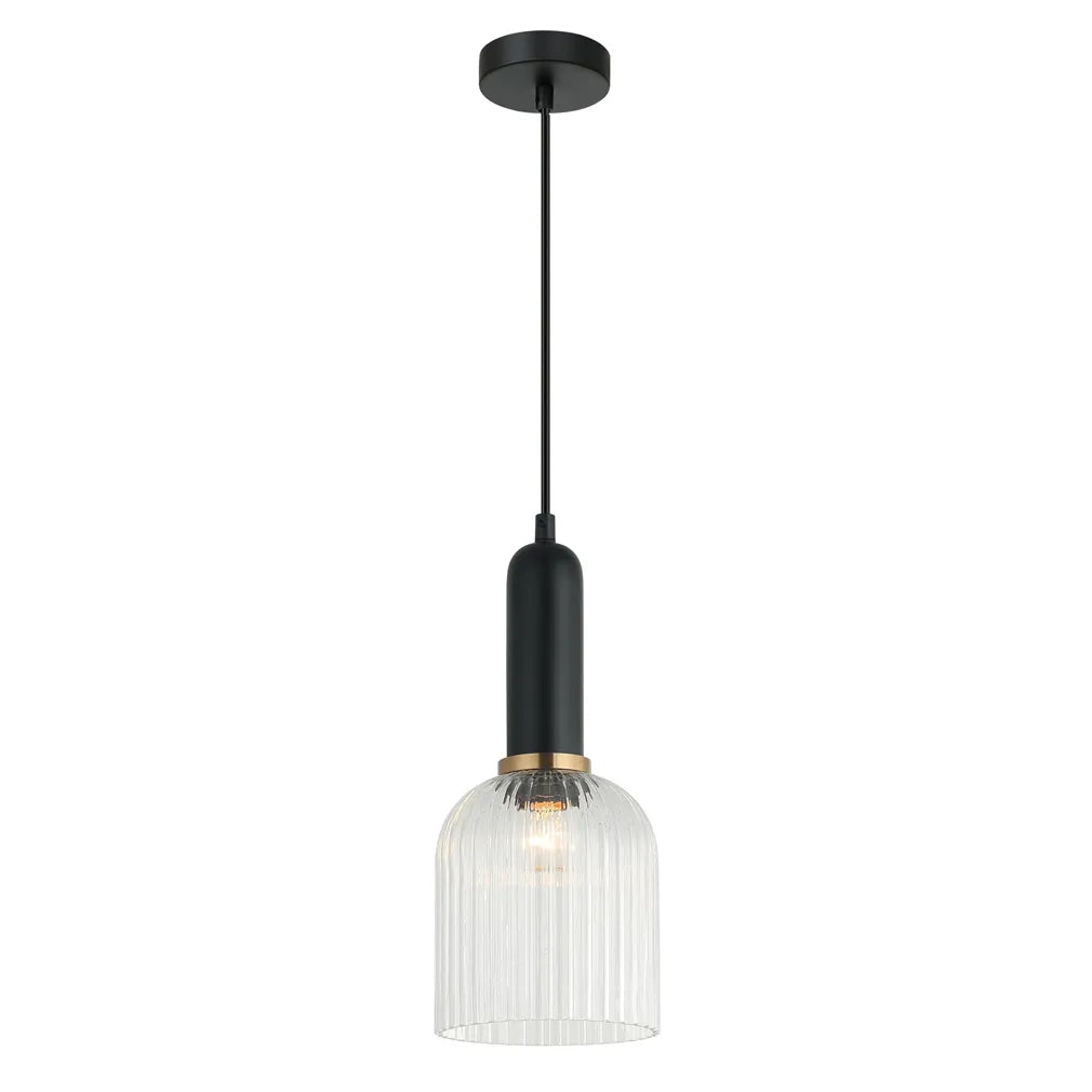 VINTAJ: Retro Ellipse Glass Pendant Light