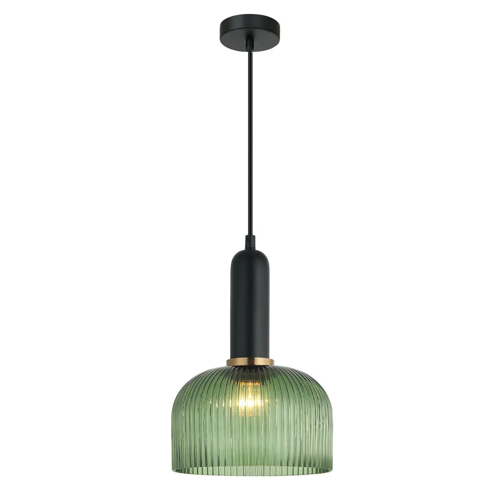 VINTAJ: Retro Dome Glass Pendant Light