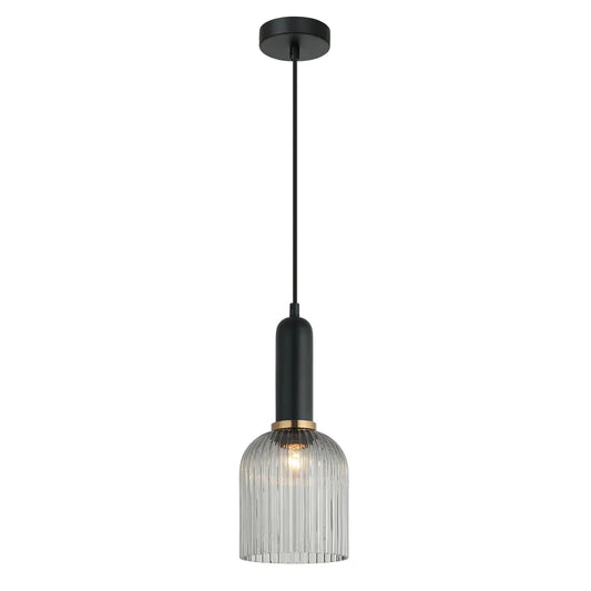 VINTAJ: Retro Ellipse Glass Pendant Light