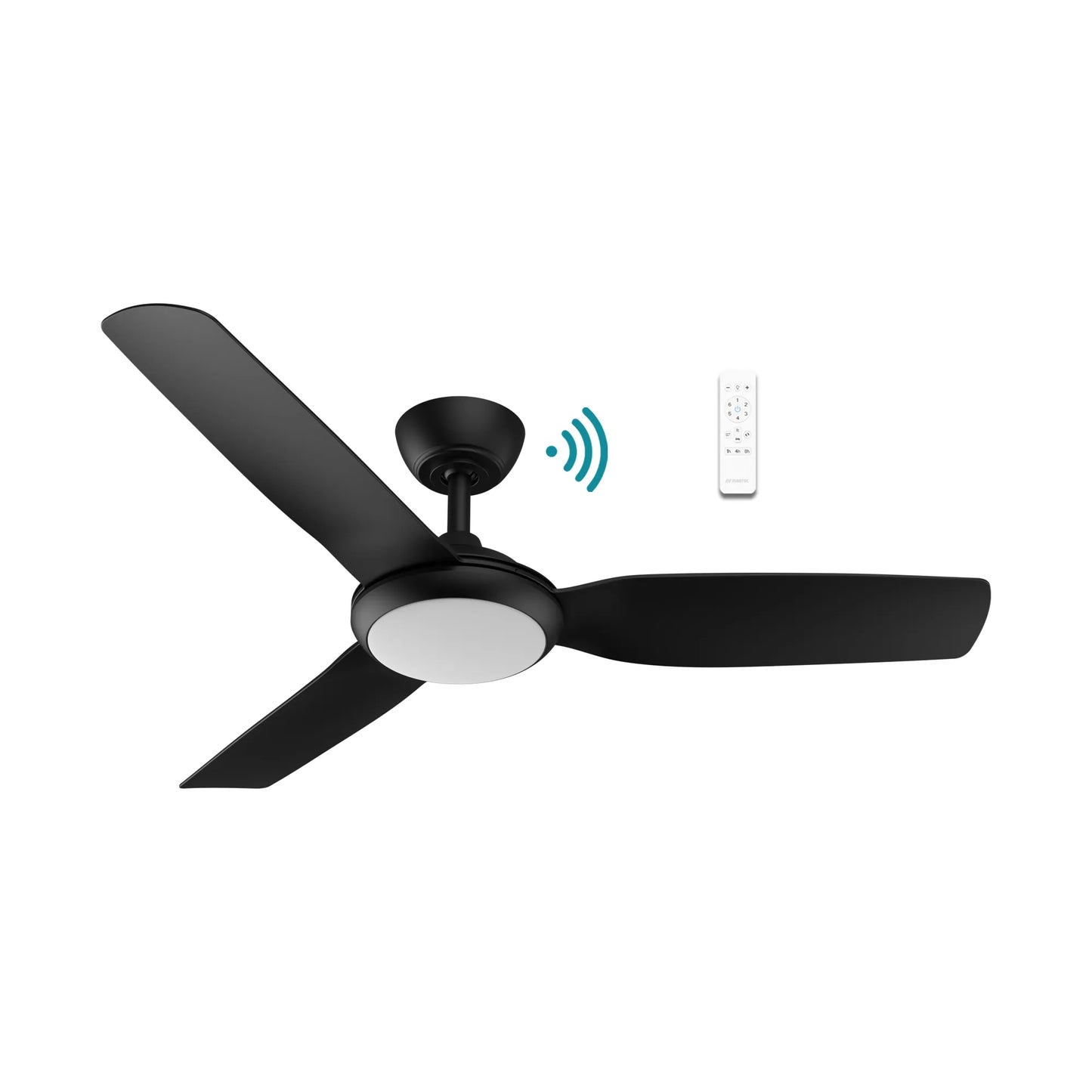 Viper DC Smart Ceiling Fan with LED Light - 3 Blades