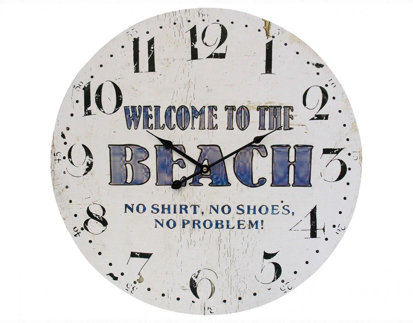 Welcome to the Beach Clock Large