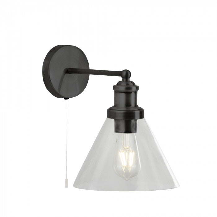 Clifford Wall Light in Antique Brass