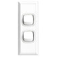 Excel - Architrave - Rocker switch - Single Pole Double Throw