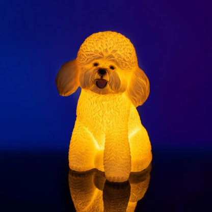 White Poodle Dog Table Lamp