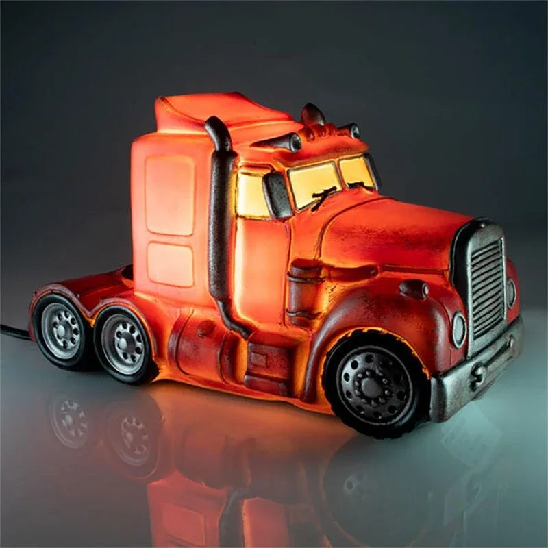 Red Truck Table Lamp