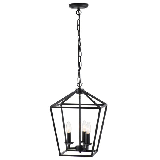 York Three Light Lantern-Style Pendant