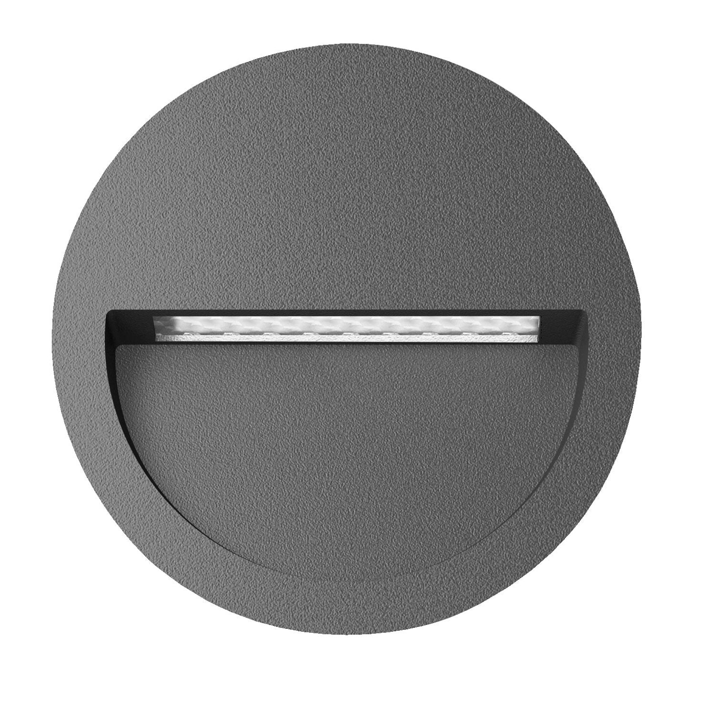 Zac-4 Round Recessed 4w 12v Dark Grey