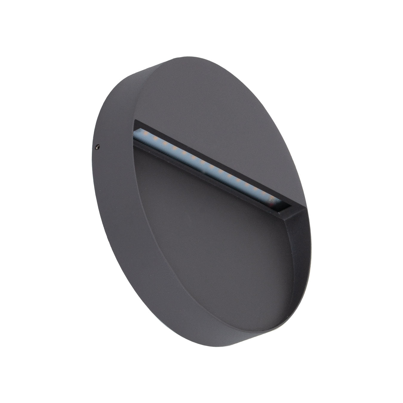 Zeke 9w Round Wall Bracket 12v Dark Grey