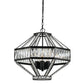 Zofio Oil Rubbed Bronze and Clear Crystal Light Pendant