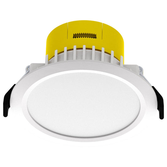 Zeke 9W Tri-Colour LED Flush Lens Downlight