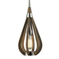 BONITO Taupe Wood Tear Drop Pendant Lights