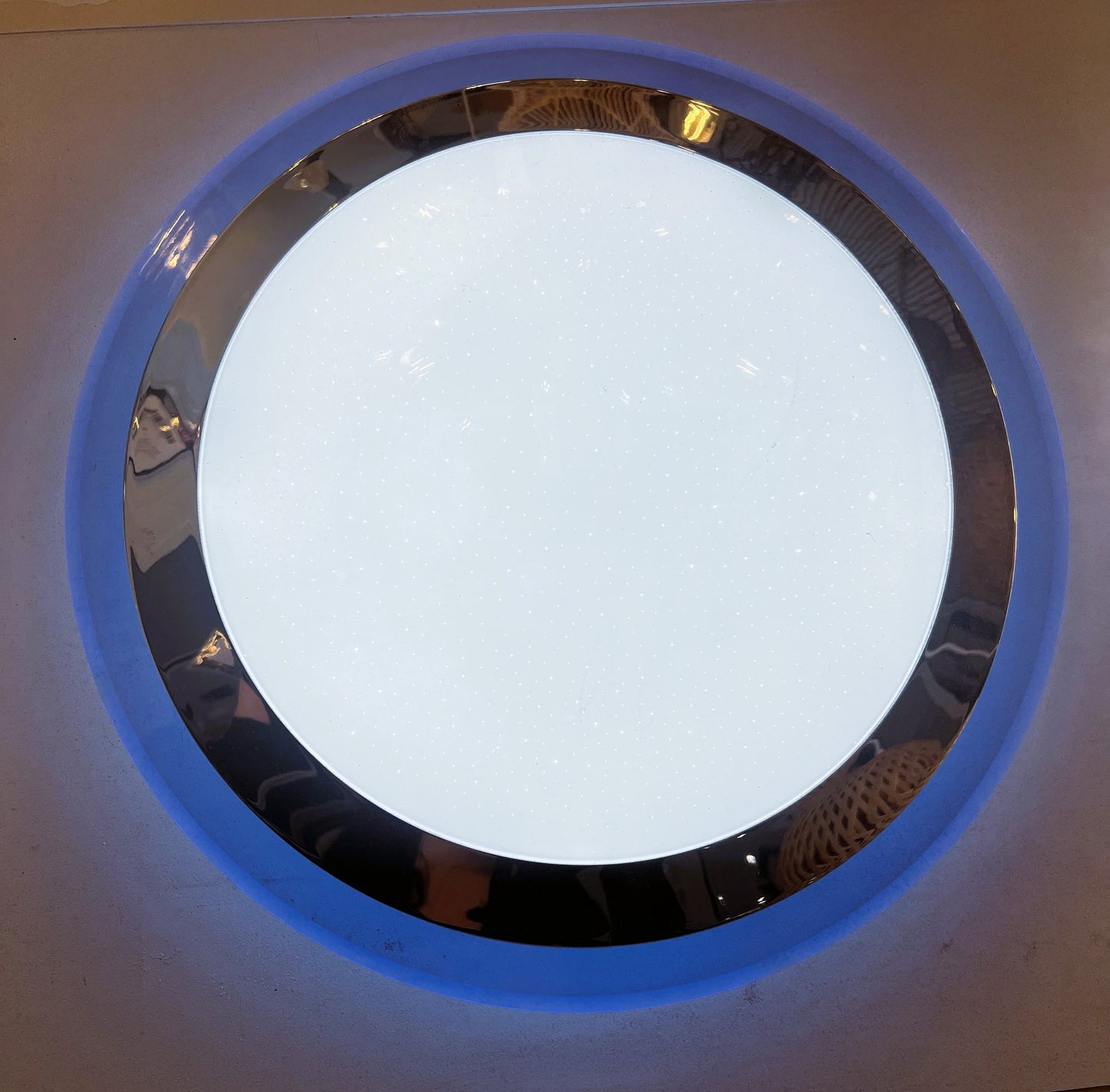 Saturn Star Round Ceiling Light, Tri Colour LED