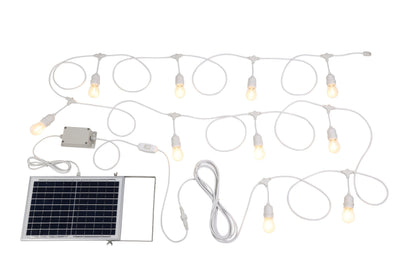 Festoon Solar Kit - 10 Light Kit - Warm White