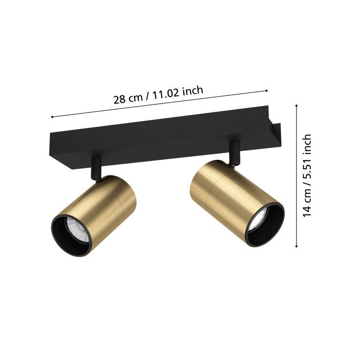 Cumaribo Black Brass Spotlights