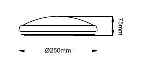 MAHSATI 20 LED Oyster Light TC