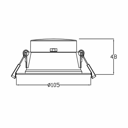Havit Commercial 10W Recessed LED Downlight