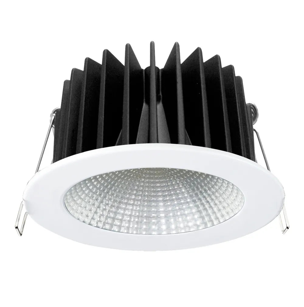 SAL LED DOWNLIGHT ECOSTAR 240V12W 3/4/5K DIM. IP44 WHITE F&P