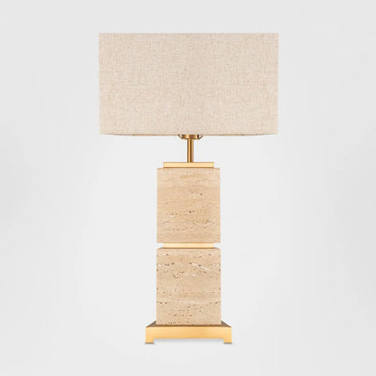 Ashley Travatine Table Lamp with shade