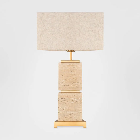 Ashley Travatine Table Lamp with shade