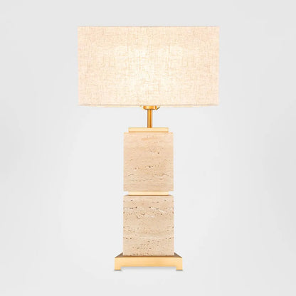 Ashley Travatine Table Lamp with shade
