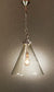 Gadsden Ceiling Pendant Medium Antique Silver or Antique Brass