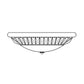 C-937 Asfour Crystal Ceiling Light