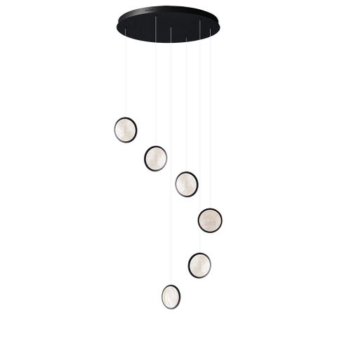 Arago Round Glass LED Pendant