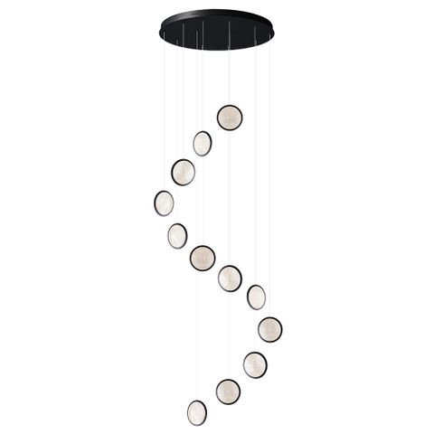 Arago Round Glass LED Pendant