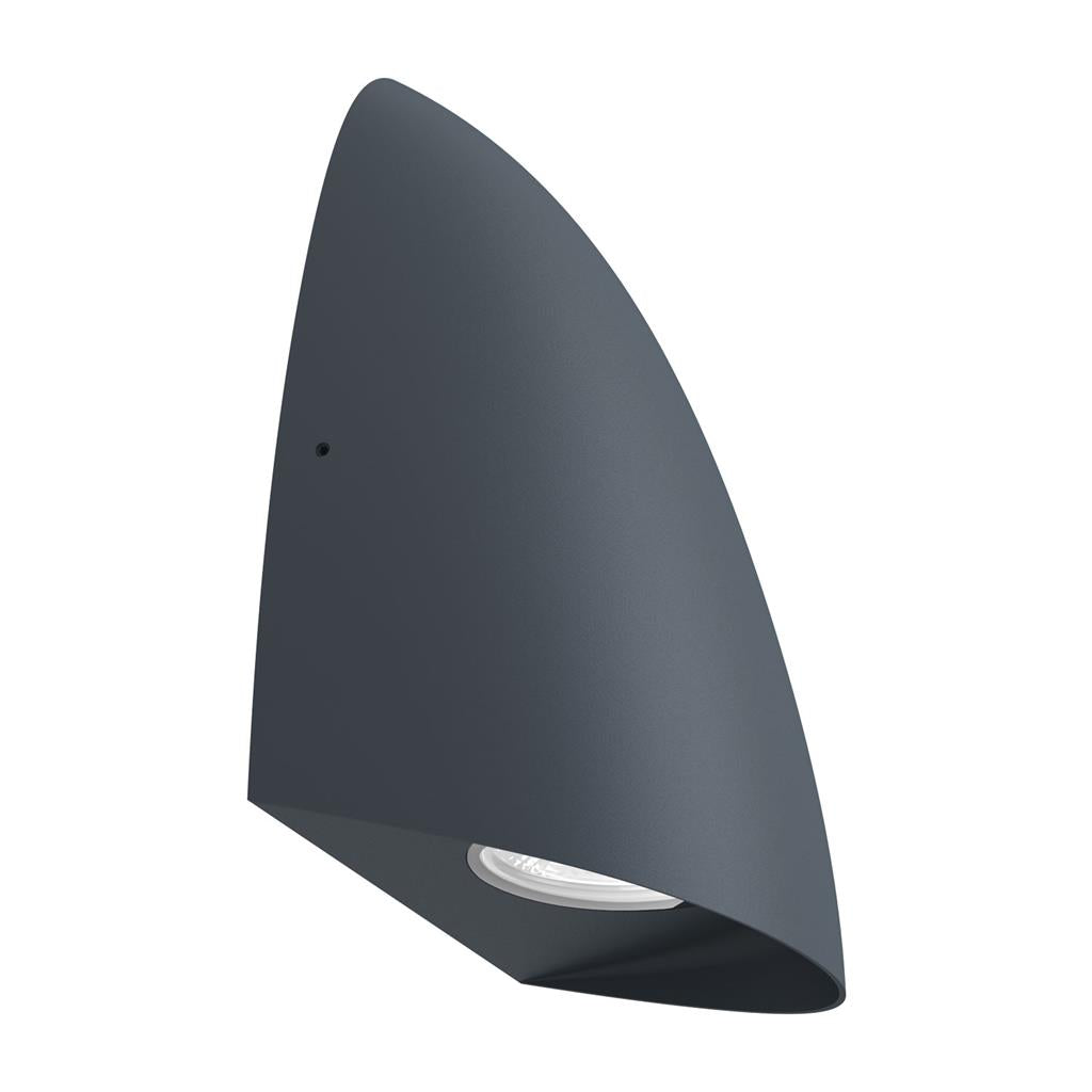 Finn-8 Fin Shape 8w Wall Bracket Tricolour
