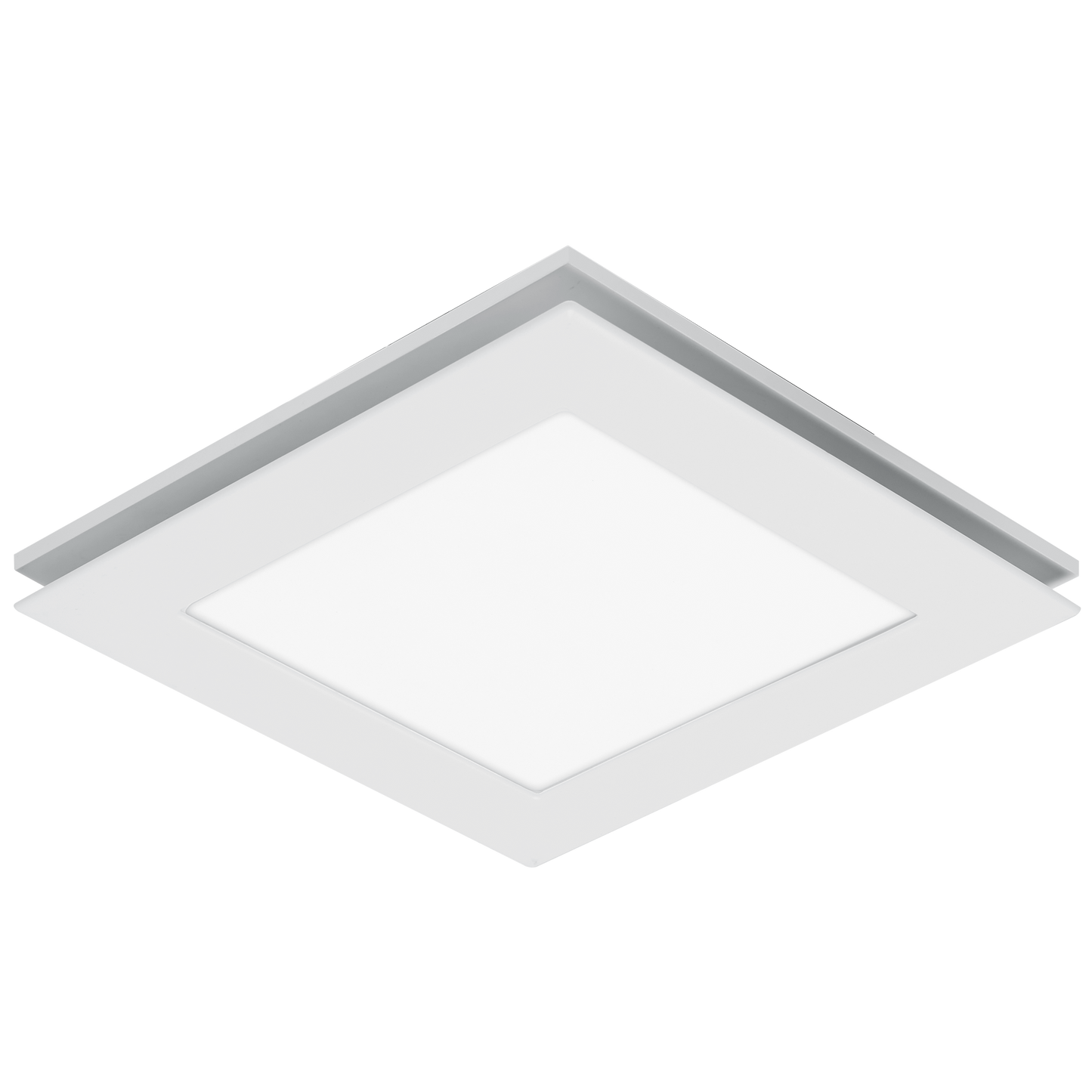 Flow Tri Colour LED 250mm Square Round Exhaust Fan Light Combo