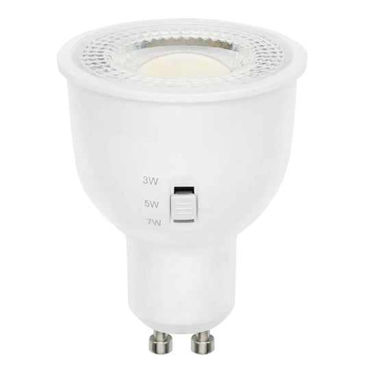 GU10 LAMP 240V 7/5/3W 3/4/6K 60DEGREES DIMMABLE