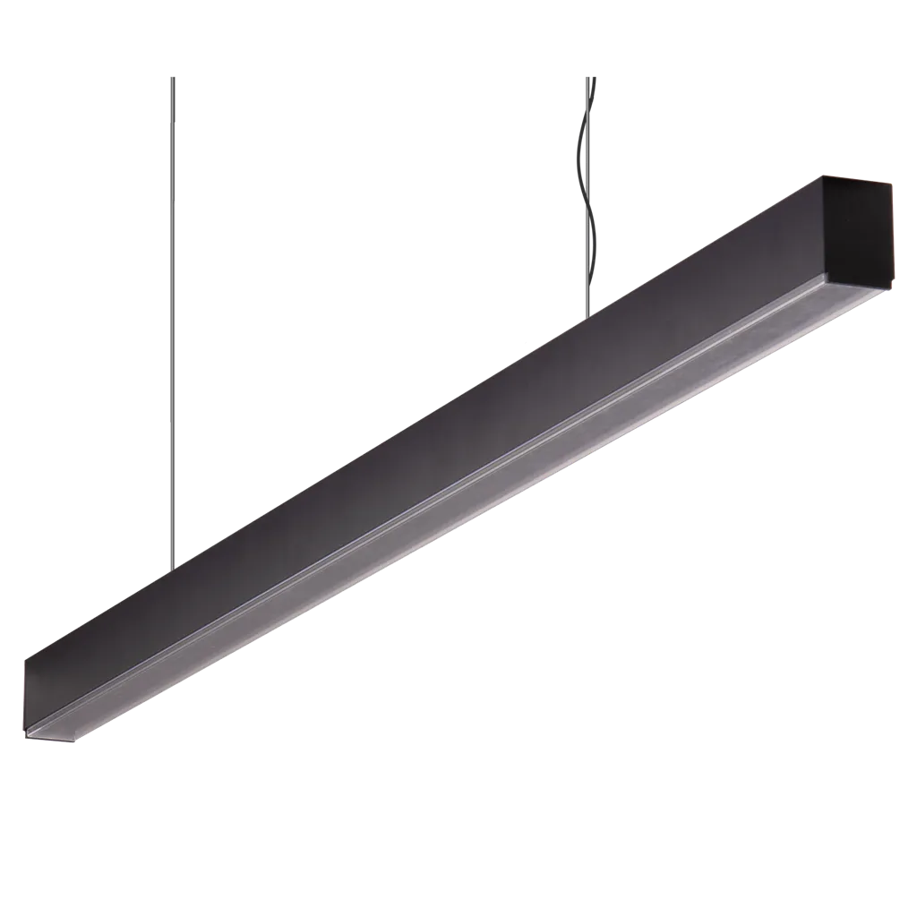 MAXI-40 1.2M Pendant Black High Diffuser 3K