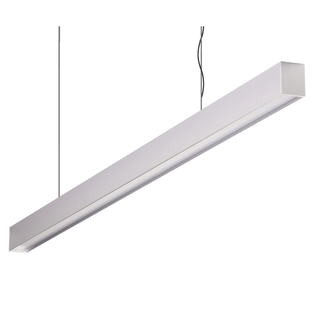 MAXI-40 1.2M Pendant Aluminium Low Diffuser 3K