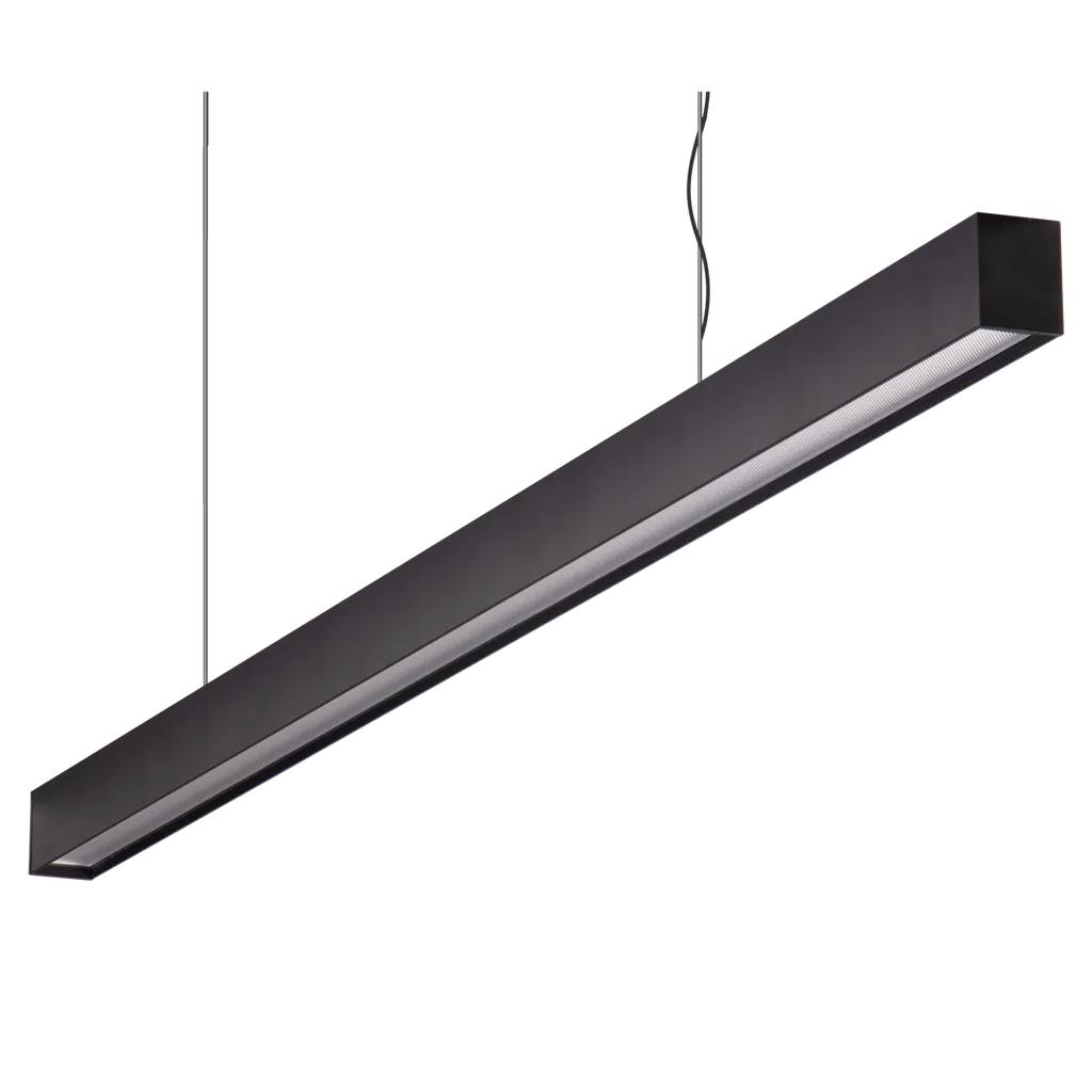 MAXI-40 1.2M Pendant Black Low Diffuser 4K