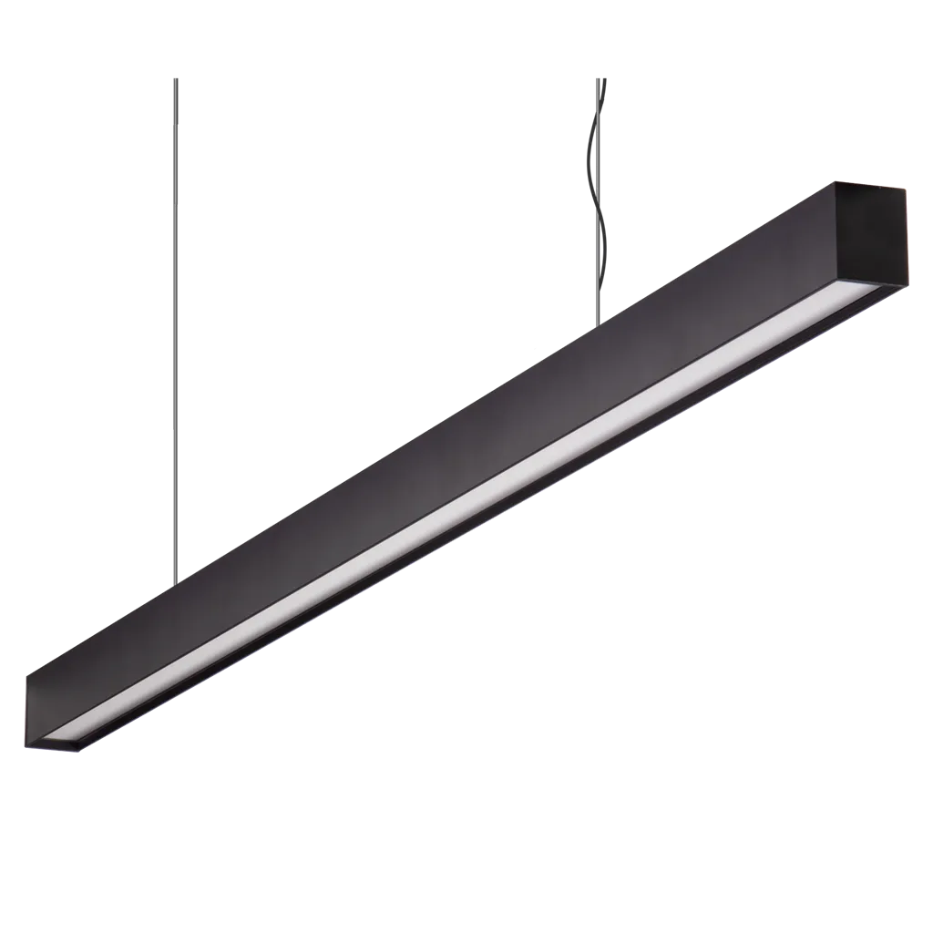 MAXI-40 1.2M Pendant Black Low Diffuser 4K