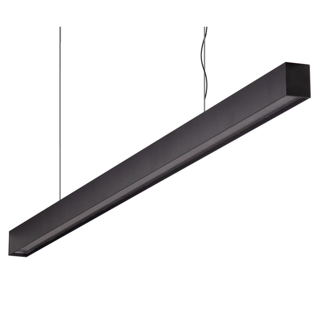 MAXI-40 1.2M Pendant Black Low Diffuser 4K