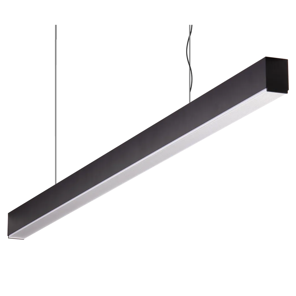 MAXI-40 2.4M Pendant Black High Diffuser 3K
