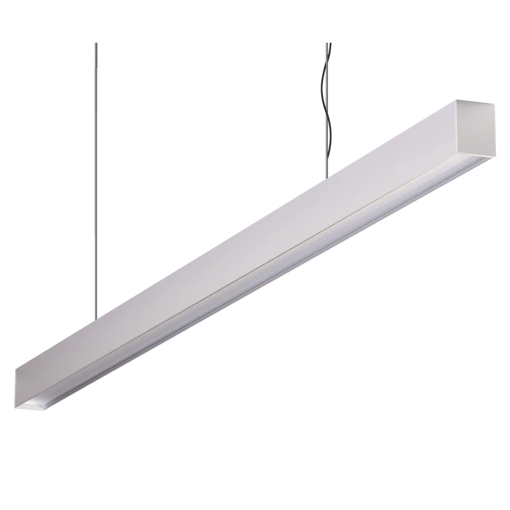 MAXI-40 2.4M Pendant Aluminium Low Diffuser 3K
