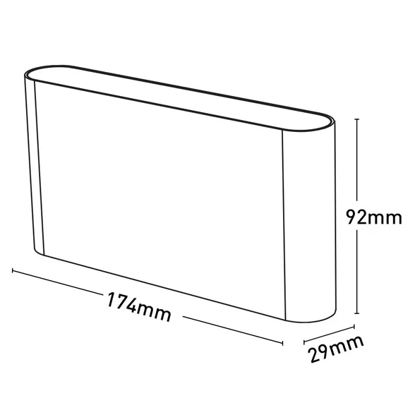 Sasha II LED Up and Down Wall Light